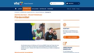 
                            3. Fördermittel - Portal Deutsch