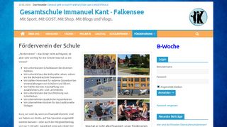 
                            5. Förderverein der Schule – Gesamtschule Immanuel Kant · Falkensee
