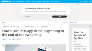 
                            11. Ford's FordPass app is the beginning of the end of car ownership