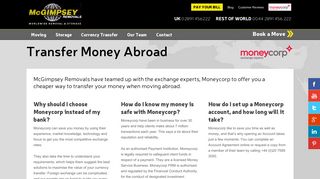
                            11. Foreign Currency Transfer | Moneycorp - McGimpsey Removals