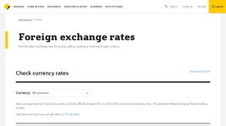 
                            11. Foreign Exchange Rates - CommBank