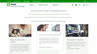 
                            4. Foreign Exchange Services | International Services - TD Bank