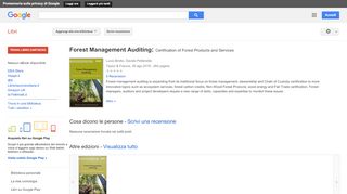
                            10. Forest Management Auditing: Certification of Forest Products and ...