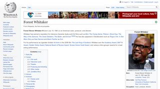 
                            6. Forest Whitaker - Wikipedia