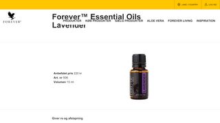 
                            7. Forever™ Essential Oils Lavender | Forever Living Products