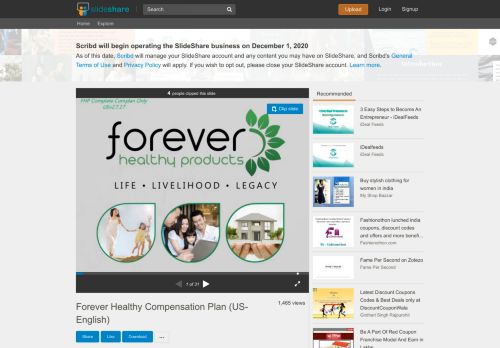 
                            7. Forever Healthy Compensation Plan (US-English) - SlideShare
