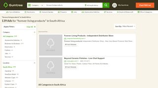 
                            7. Forever Living Products Ads | Gumtree Classifieds South Africa