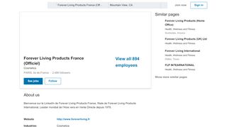 
                            6. Forever Living Products France (Officiel) | LinkedIn