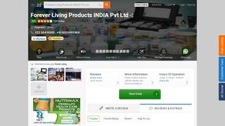 
                            5. Forever Living Products India Pvt Ltd, Banjara Hills - Health Care ...