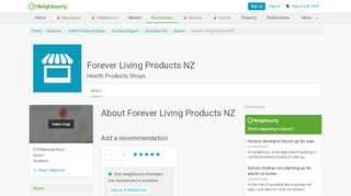 
                            11. Forever Living Products NZ - Health Products Shops in Epsom ...