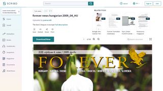 
                            10. forever news hungarian 2009_04_HU - Scribd