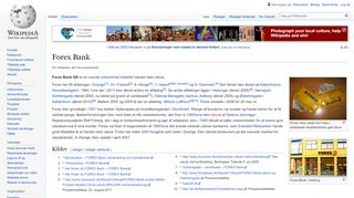 
                            9. Forex Bank - Wikipedia, den frie encyklopædi