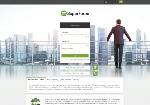 
                            1. FOREX | Client Login - SuperForex