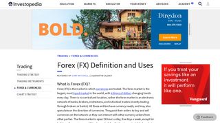 
                            11. Forex (FX) Definition and Uses - Investopedia