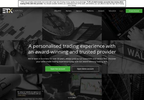 
                            8. Forex, Spread Betting & CFD Trading Ireland | ETX Capital