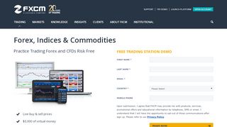 
                            3. Forex Trading Demo - FXCM Markets - FXCM.com