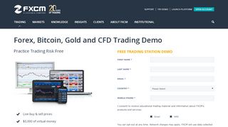 
                            5. Forex Trading Demo - FXCM ZA - FXCM.com