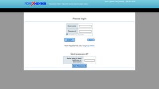 
                            7. Forexmentor.com:: Member Login, Member Signup