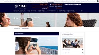 
                            3. Forfaits wifi et internet : les tarifs | MSC Croisières