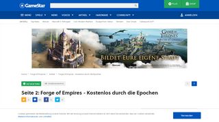 
                            9. Forge of Empires - Kostenlos durch die Epochen - GameStar