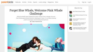 
                            3. Forget Blue Whale, Welcome Pink Whale Challenge - positive thinking ...