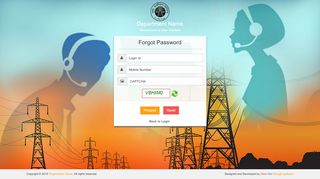 
                            9. Forget Password Page - uppcl