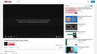 
                            9. Forget Password Speexx (New Portal) - YouTube