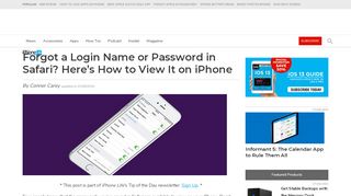 
                            6. Forgot a Login Name or Password in Safari? Here's How to View It on ...