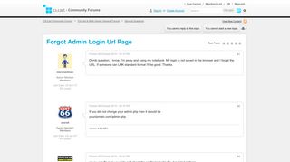 
                            2. Forgot Admin Login Url Page - General Questions - CS-Cart ...