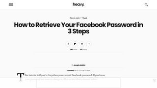 
                            13. Forgot Facebook Password Recovery in 3 Easy Steps | Heavy.com