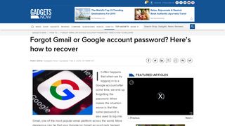 
                            6. Forgot Gmail or Google Account Password? Here's How to Recover