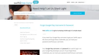 
                            11. Forgot Google Play Username or Password – Help Center