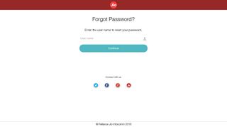 
                            6. Forgot Jio password?