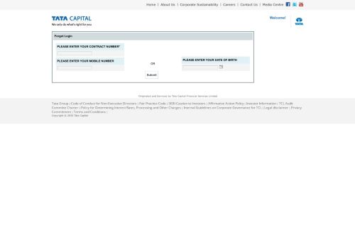 
                            9. Forgot Login - Tata Capital Limited