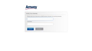 
                            6. Forgot Password? - Amway