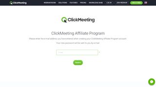 
                            7. Forgot Password? - ClickMeeting