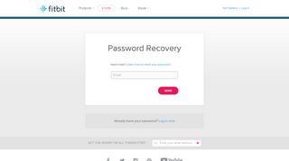 
                            1. Forgot password? - Fitbit