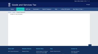 
                            1. Forgot Password - Goods and Services Tax India (GST) - Gst.gov.in