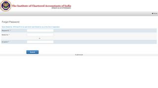 
                            2. Forgot Password? - ICAI Exam