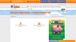 
                            5. Forgot password? - Indane Online : Online Gas Booking and Services