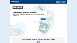 
                            3. Forgot Password – mail.com