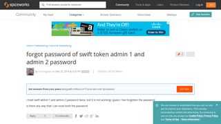 
                            9. forgot password of swift token admin 1 and admin 2 password ...