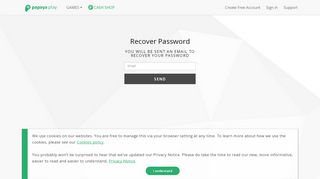 
                            2. Forgot password - Papaya Play - Free Online Games