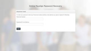 
                            11. Forgot Password - Payslips - HSE