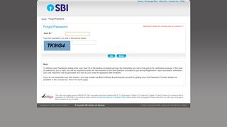 
                            8. Forgot Password - SBI Remit