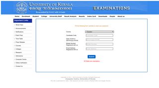 
                            4. Forgot Password? - University of Kerala