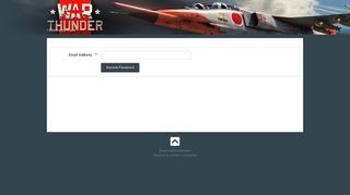 
                            3. Forgot Password - War Thunder - Official Forum