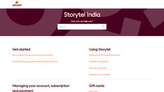 
                            13. Forgot password/login – Storytel Support IN