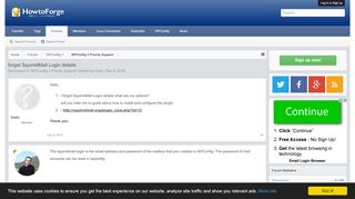 
                            4. forgot SquirrelMail Login details | Howtoforge - Linux Howtos and ...