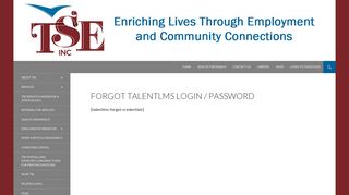 
                            11. Forgot TalentLMS Login / Password | TSE, Inc.